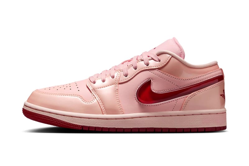 Pink jordan 1 low best sale