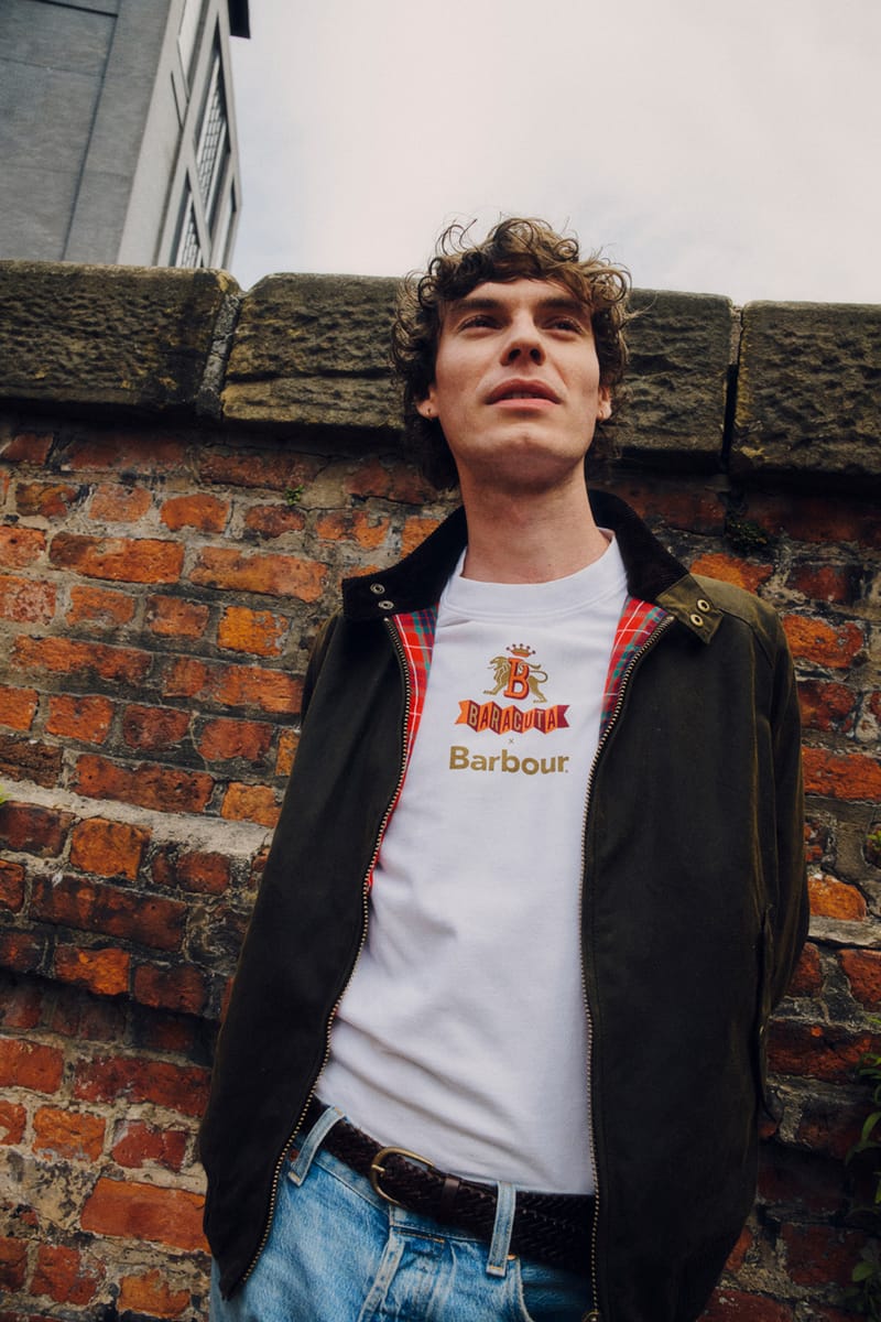 Barbour × BARACUTA》パッチワーク タータンチェック シャツ