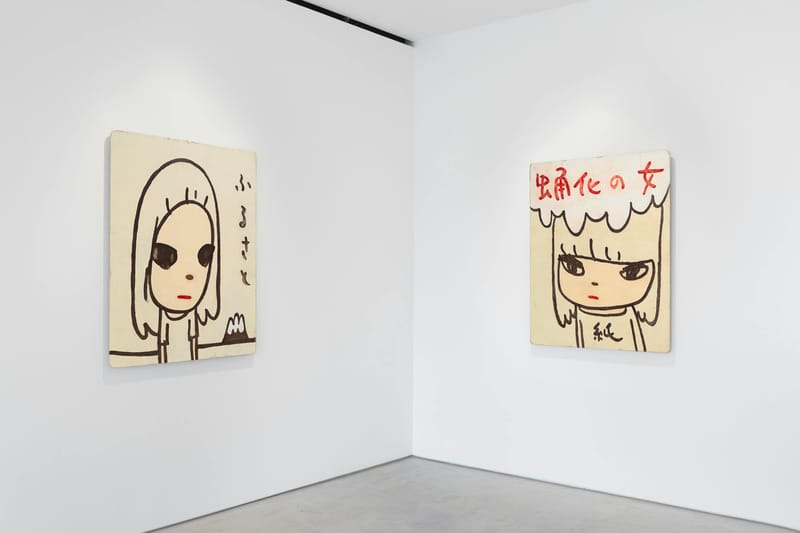 絵画 pmpm Yoshitomo Nara I Draw the Line Blum Tokyo Exhibition | Hypebeast