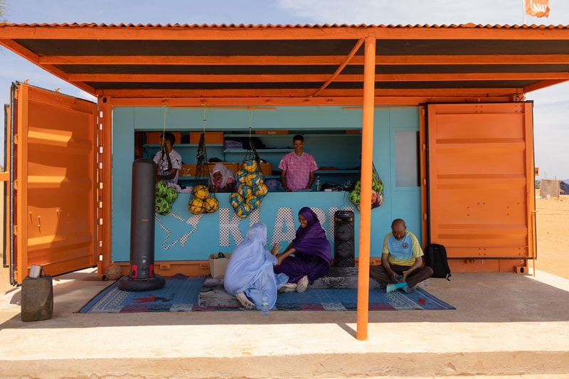 Ship Container Club MVRDV KLABU Sports Club Shipping Container for Refugees | Hypebeast