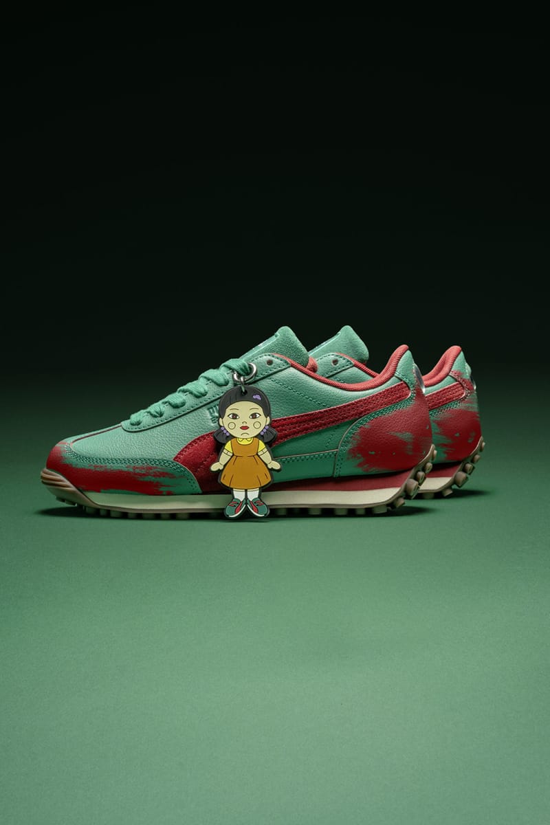 UNISEX★PUMA x EASY RIDER 2 SQUID GAME Green Red★大人気 Puma X Squid Game Easy Rider Mens Womens Sneakers ✓Multiple