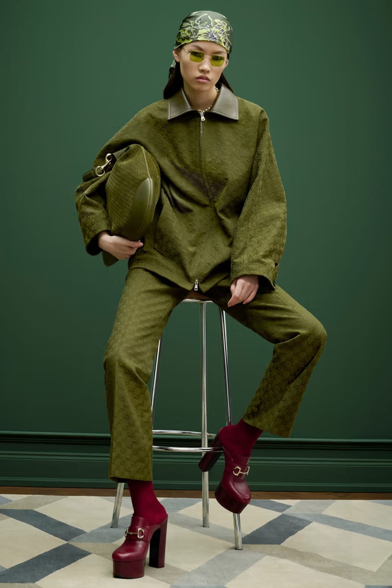 2025春新作【GUCCI】「GG」フェドーラ帽 GUCCI グッチ GGキャンバス フェドラ ハット 帽子 ベージュ