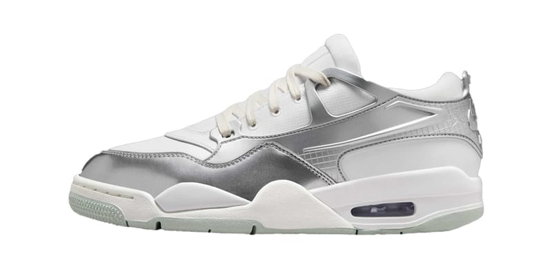 Jordan 4 white chrome online