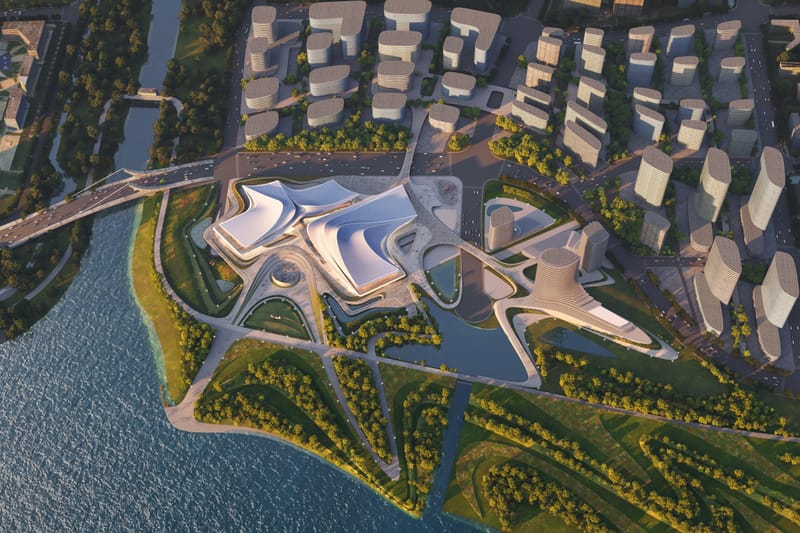Zaha Hadid Architects Cao'e River Culture and Art Center Design