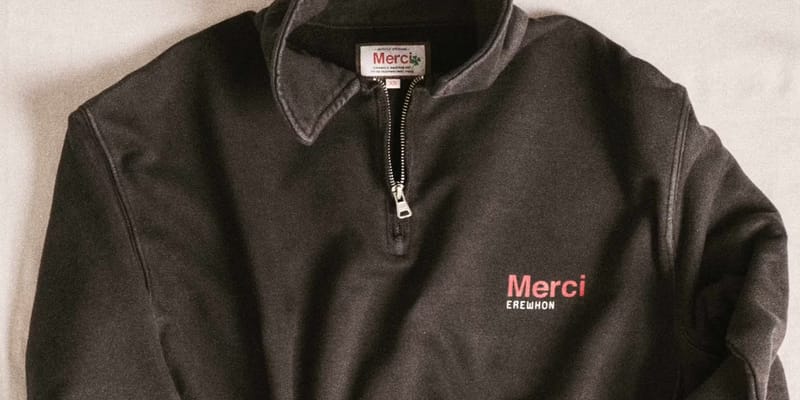 Merci♥Erewhon Merci Tシャツ 25‘新作★ユニセックス★ Erewhon | Merci - LS T-shirt - Black