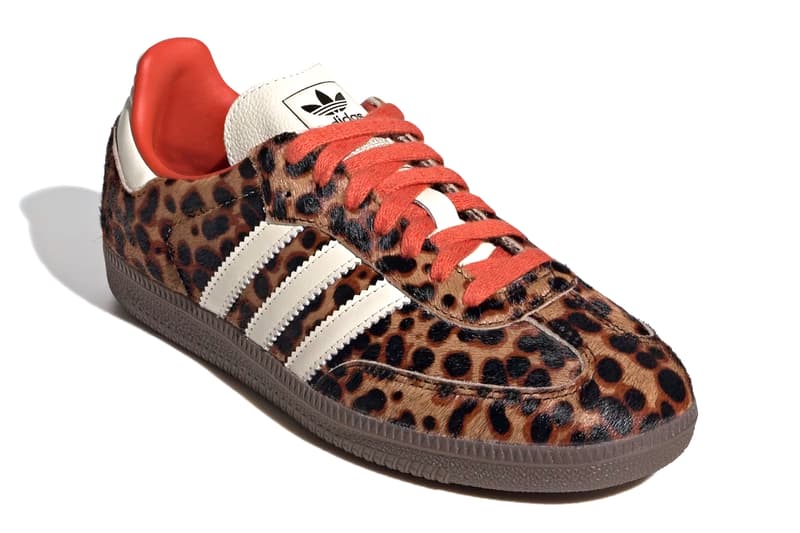 Adidas samba leopard pack release info hypebeast
