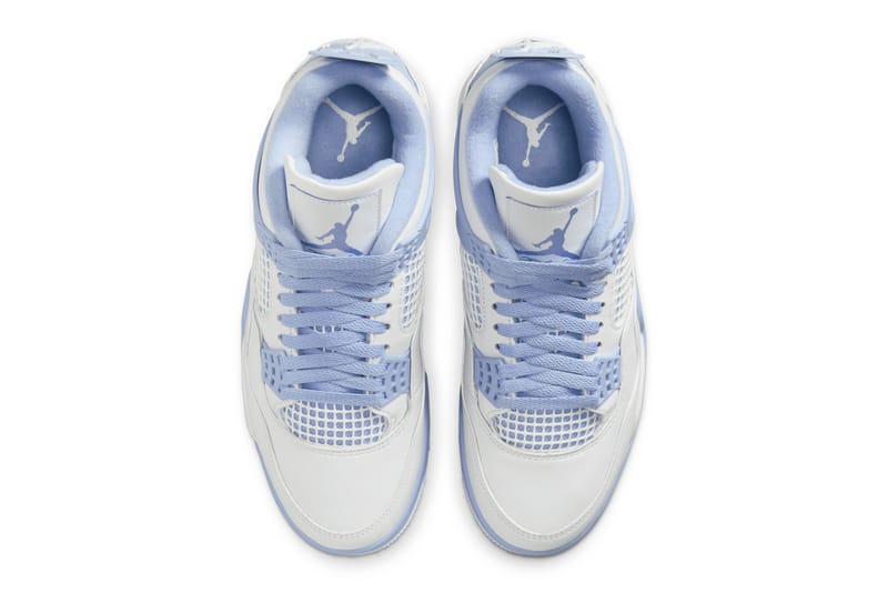 エアジョーダン4 水色 白 “Forget Me Not” 27cm Nike Wmns Air Jordan 4 Retro Forget Me Not 花柄パッチ 母の日