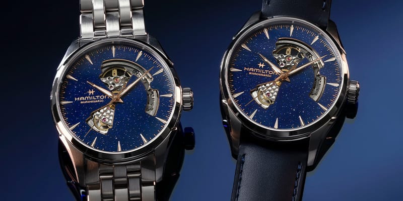 時計 HAMILTON Jazzmaster Viematic Openheart Jazzmaster Open Heart Auto - Dial color:Blue - H32705141
