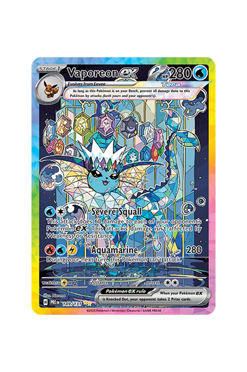 Pokémon TCG Prismatic Evolutions Illustration Card List Hypebeast