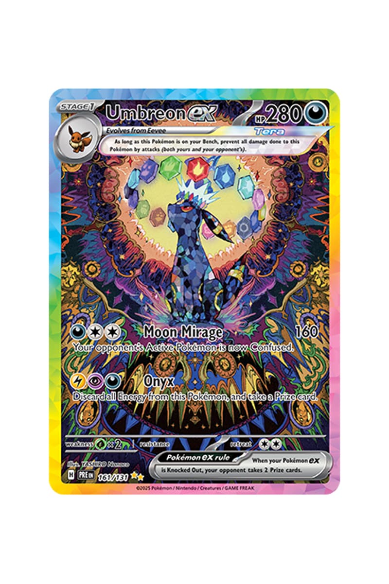 Pokémon TCG Prismatic Evolutions Illustration Card List Hypebeast