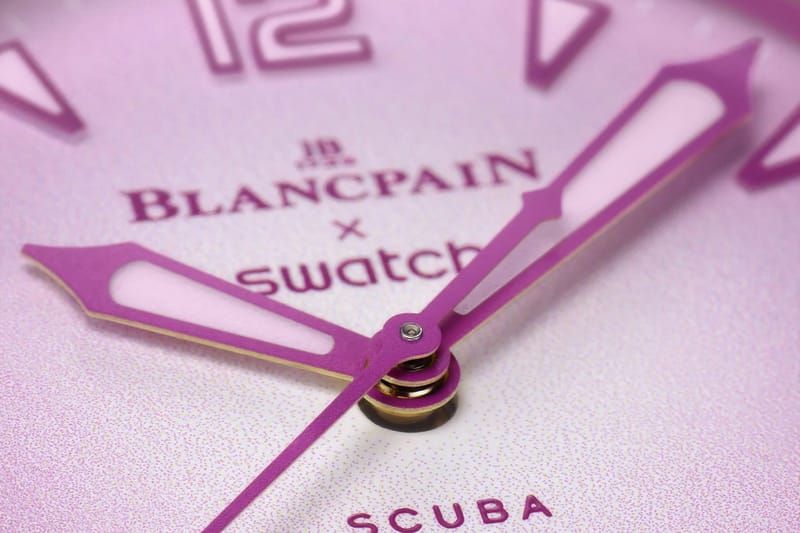Swatch Blancpain Scuba Fifty Fathoms Pink Ocean | Hypebeast