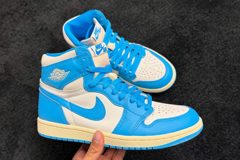 2023 Nike Air Jordan 1 Retro High OG UNC University Blue White Black  DZ5485-400