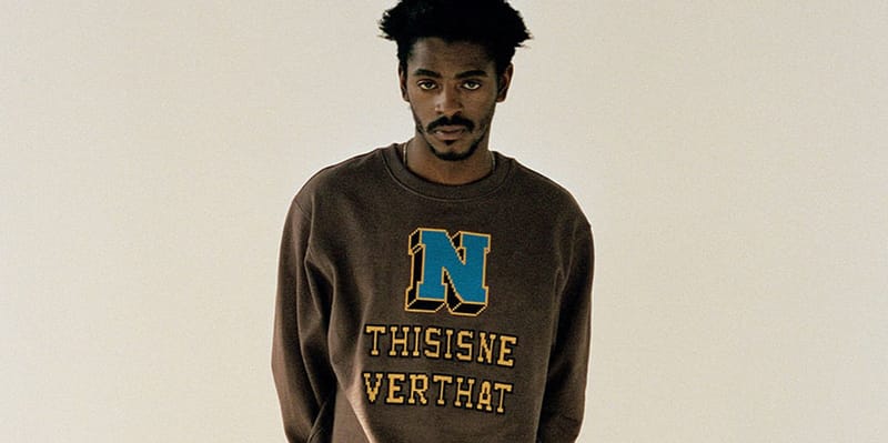 【THISISNEVERTHAT】クロス ステッチ クルーネック★2025 SS 25SS thisisneverthat Cross Stitched Crewneck
