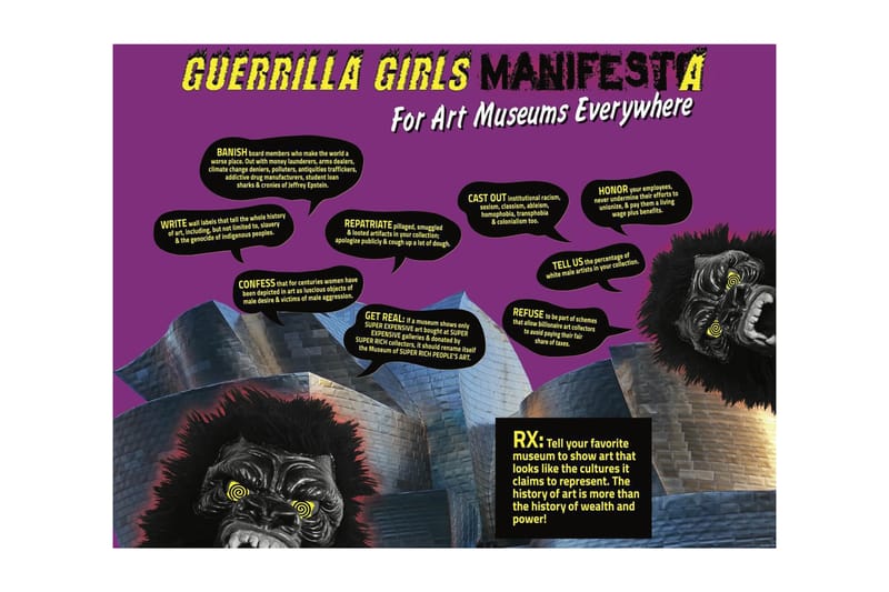 Guerrilla Girls 'Discrimi-NATION' Hannah Traore Gallery New York