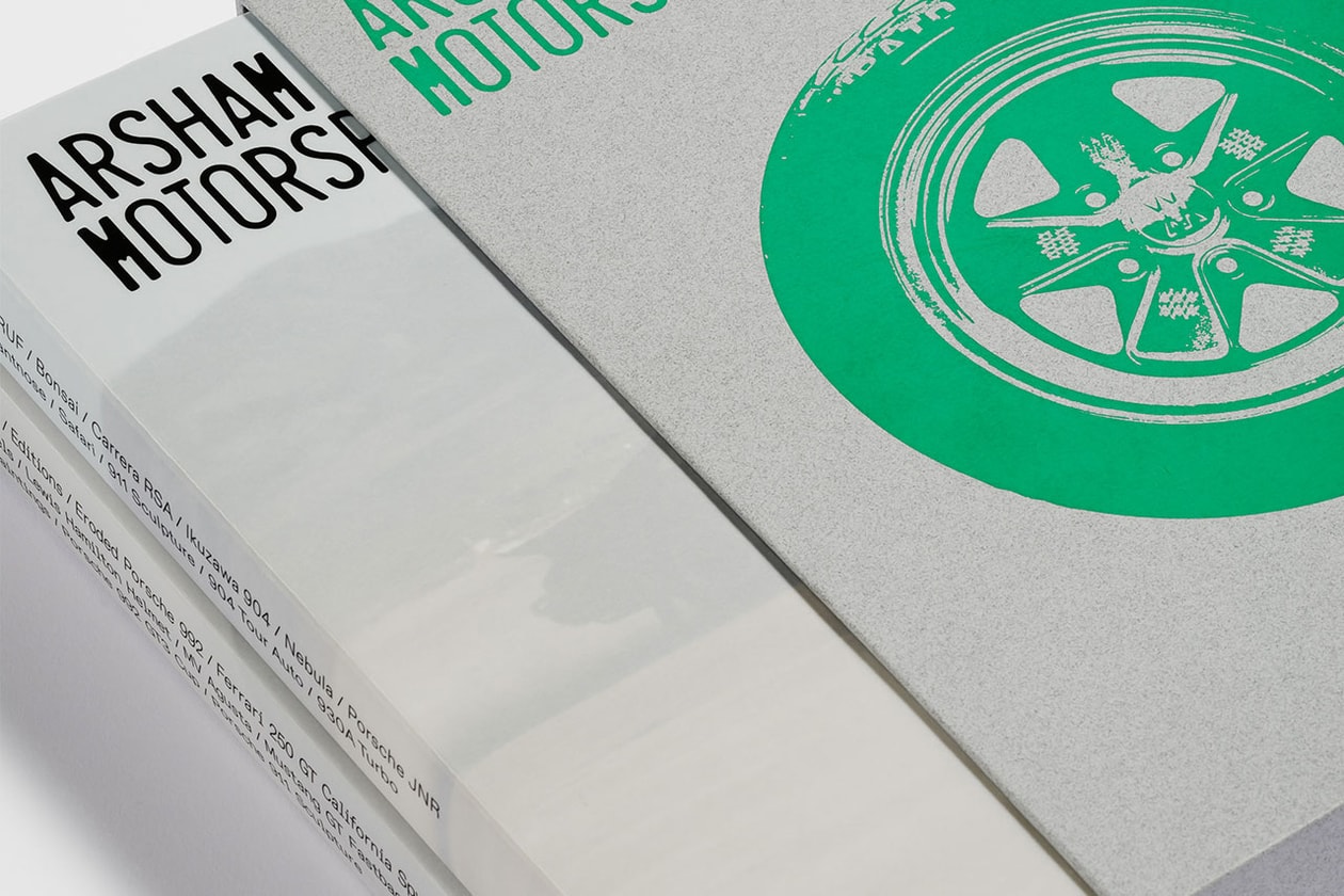 ERG x Daniel Arsham Arsham Motorsport Book Info Hypebeast