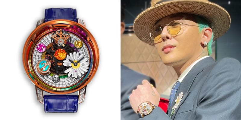 peaceminusoneスカーフ　G-DRAGON PEACEMINUSONE - 🌼毛糸三角スカーフ バブーシュカ/花柄 黒🌼G