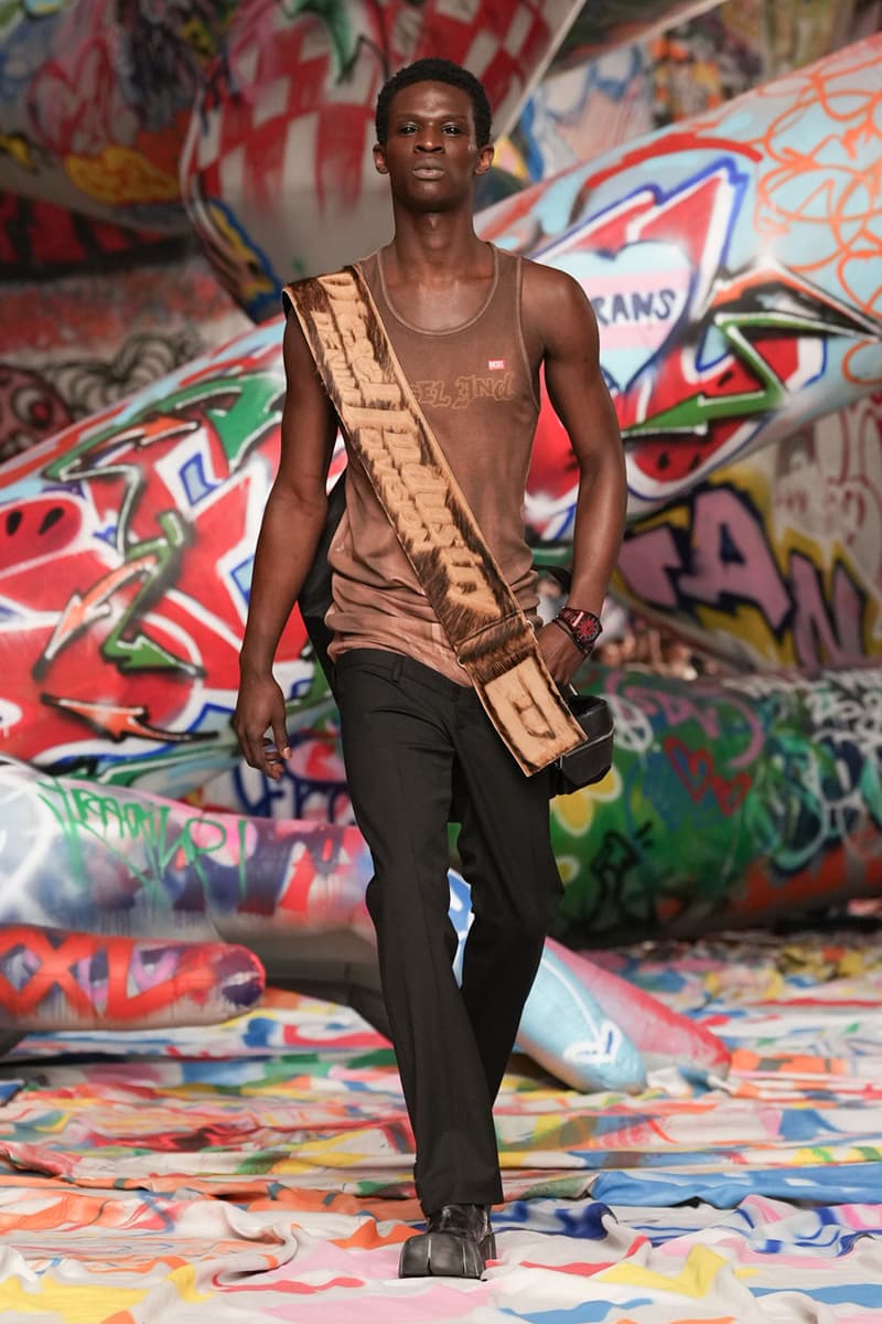 Diesel's Graffiti Filled Fall/Winter 2025 Runway | Hypebeast
