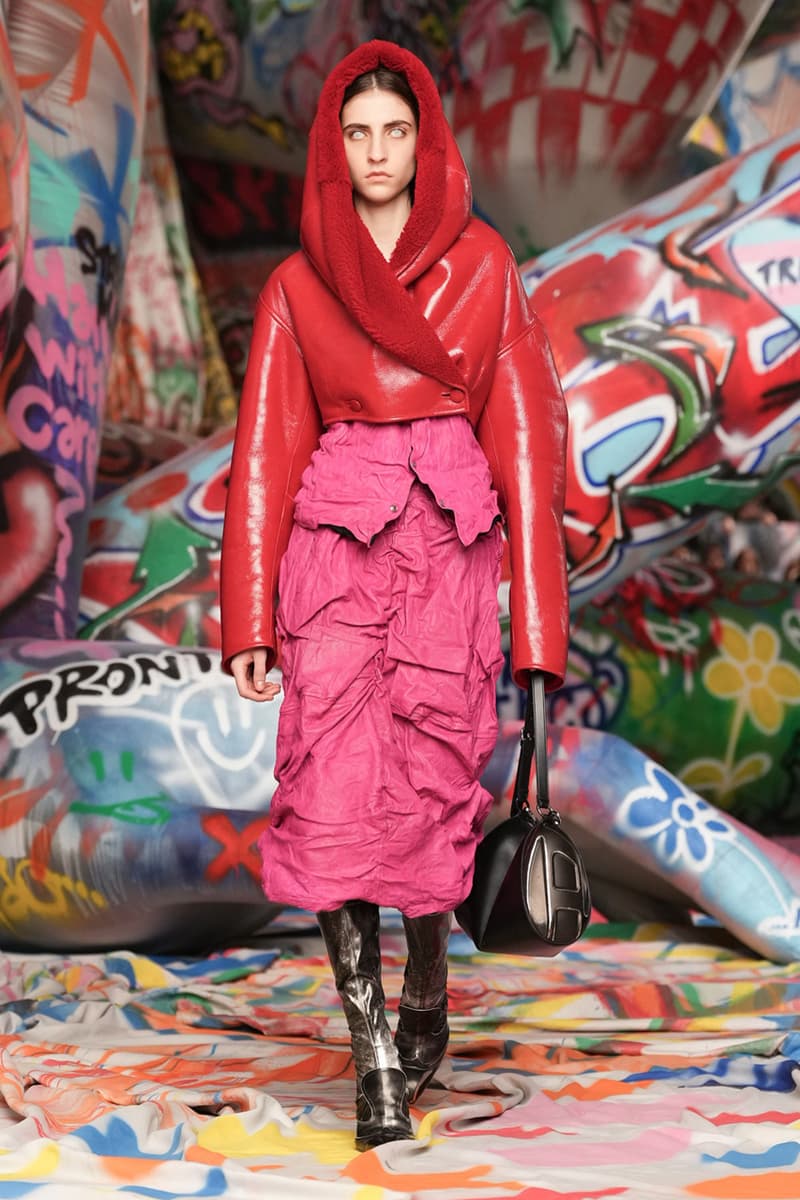 Diesel's Graffiti Filled Fall/Winter 2025 Runway | Hypebeast