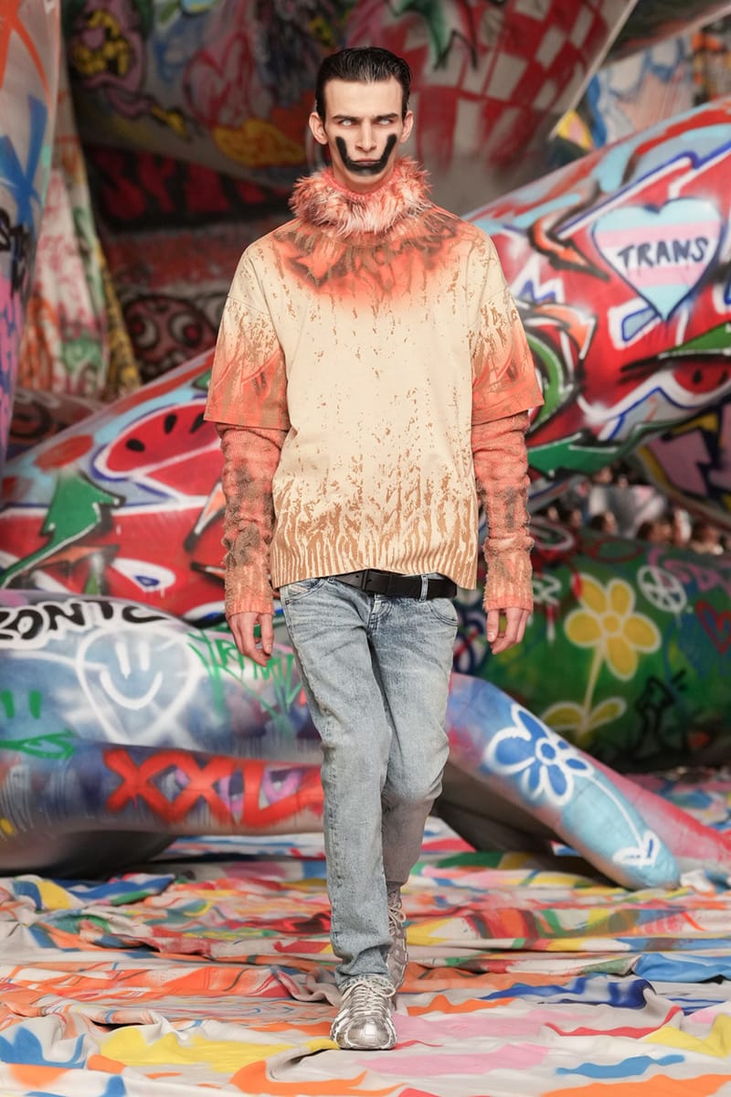 Passarela Fall/Winter 2025 da Diesel Repleta de Graffiti | Hypebeast