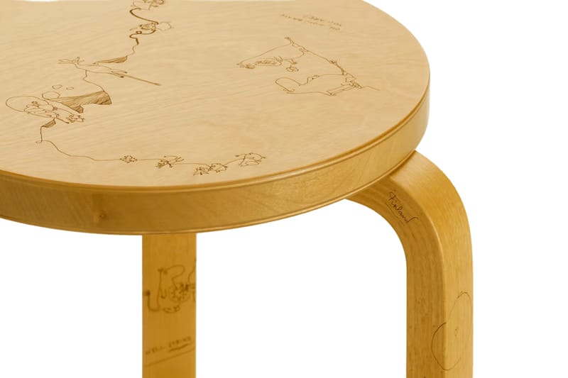スツール artek stool60 Alvar Aalto Artek + Moomin Artek Aalto stool 60, Artek + Moomin, Celebration | Finnish