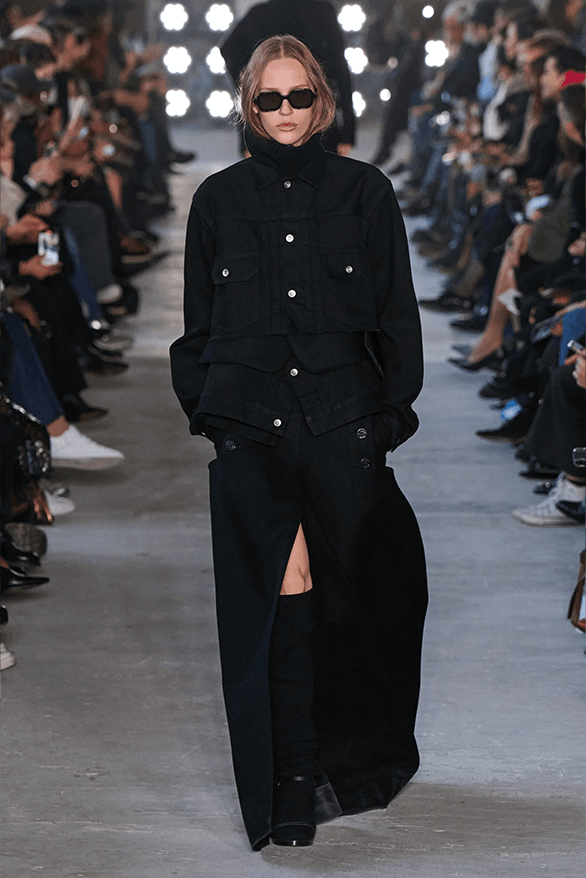【美品】  sacai / サカイ | 2025AW | Man Ray Suiting Shirt ウール スーチングシャツ | 2 | チャコールグレー | レディース sacai Men's 2025 SS ＆ Women's 2025 Spring Collection | パリ