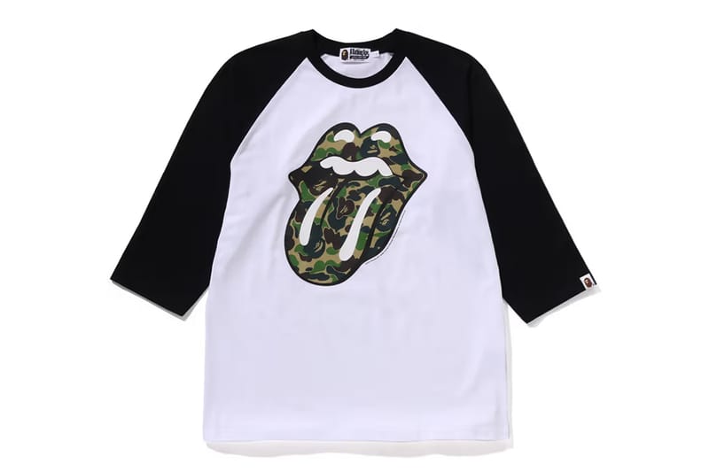 MASU TONGUE AND LIPS POPCORN RAGLAN L/S T-SHIRT - MASU X The