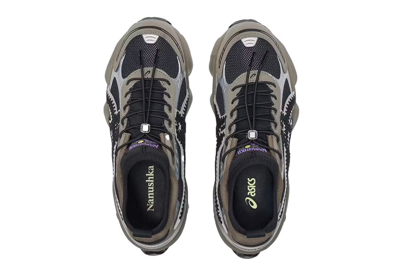 靴 Nanushka x ASICS GEL-KINETIC FLUENT ASICS Gel-Kinetic Fluent Nanushka Beige Men's - Sneakers - US