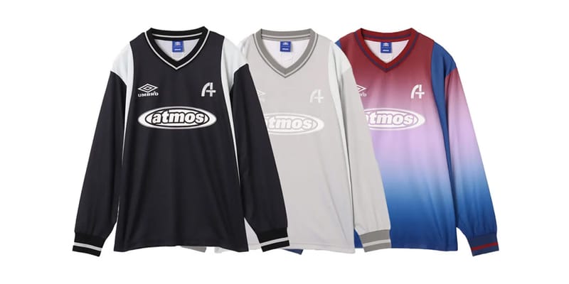 トップス Umbro Atmos Soccer Jersey UMBRO X atmos SOCCER JERSEY BLACK（アンブロ X アトモス