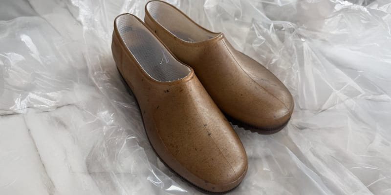 JJJJound Makes Its Mark on Plasticana Garden Clogs | Hypebeast