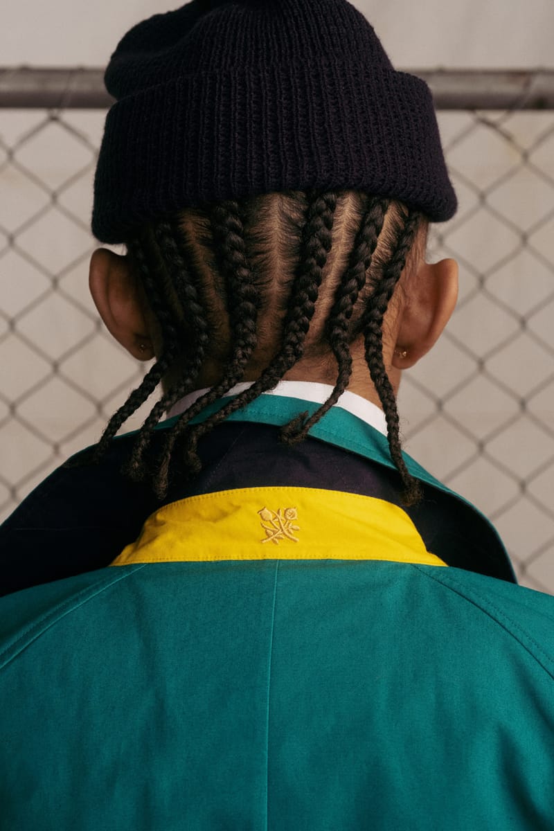 AIME LEON DORE × WOOLRICH Intarsia Scarf ウールリッチ 別注