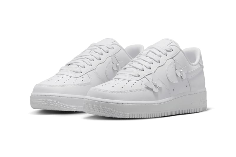 24.0㎝ ナイキ エアフォース1 LOW ホワイト 蝶の装飾付き 蝶のモチーフをあしらった Nike Air Force 1 Low “Butterfly”が