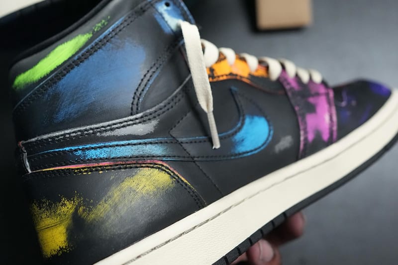 Jordan 1 Retro High Satin Black Toe W for sale - eBay