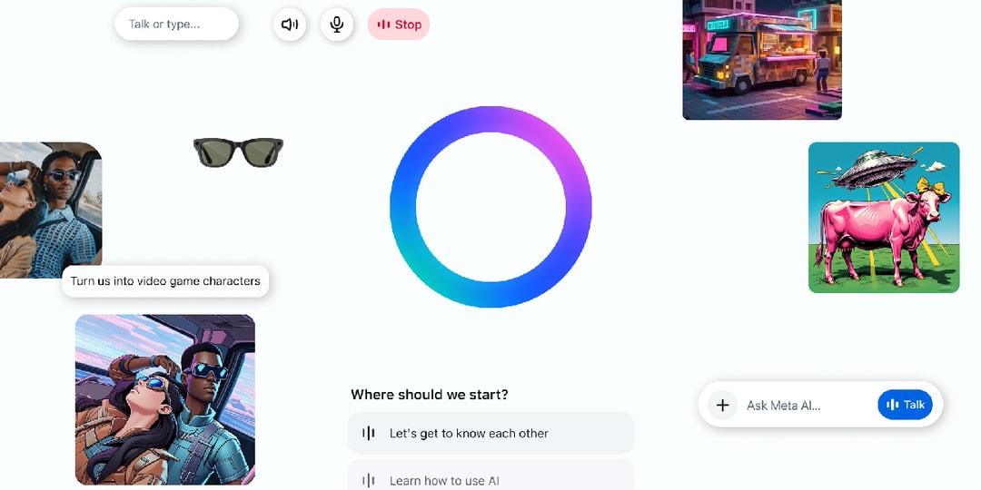 Meta AI App Release Announcement Information | Hypebeast