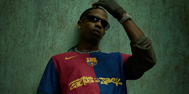 Travis Scott Spotify FC Barcelona Jersey Takeover Info | Hypebeast