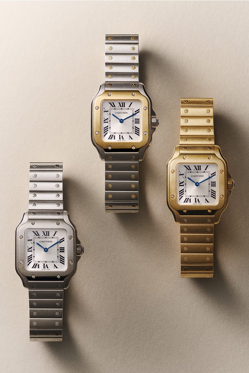 Santos de Cartier Watch 27mm Case Width Release | Hypebeast