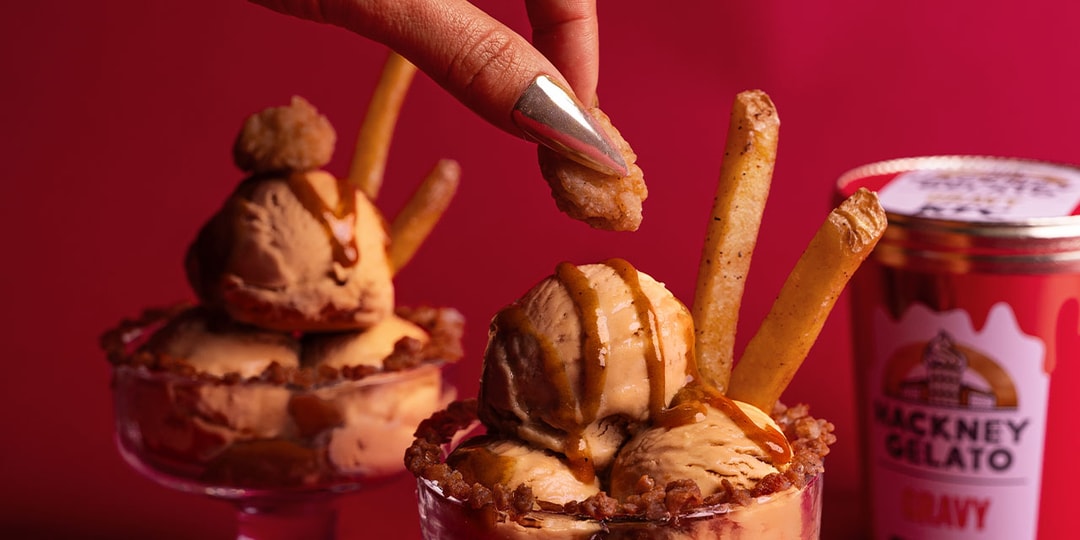 Hackney Gelato Raspberry KFC x Hackney Gelato Gravy Gelato Release Info | Hypebeast