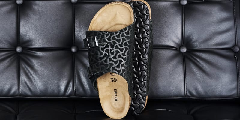 【希少】BIRKENSTOCK BEAMS BLACK BEAMS x Birkenstock Boston Black Suede Leather Pre-Order