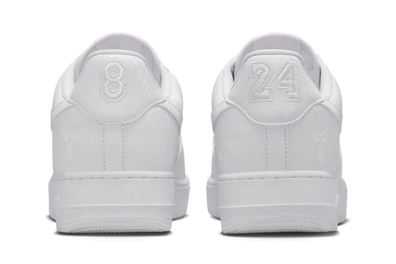 Kobe Bryant Nike Air Force 1 Low Triple White IB0018-100