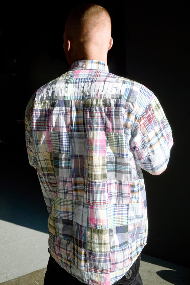 トップス Supreme x GOODENOUGH Patchwork S/S Shirt Buy Supreme x Goodenough Patchwork Madras Short-Sleeve Shirt
