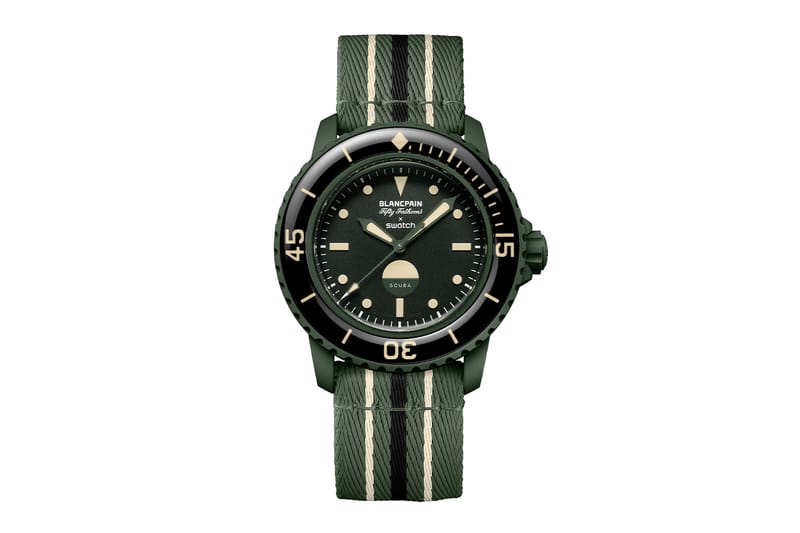 Blancpain〉×〈Swatch〉“Bioceramic Scuba Fifty Fathoms GREEN