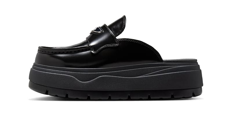 ★25SS 入手困難★Nike Air Jordan Loafer Mule Black Silver Air Jordan Mule Loafer