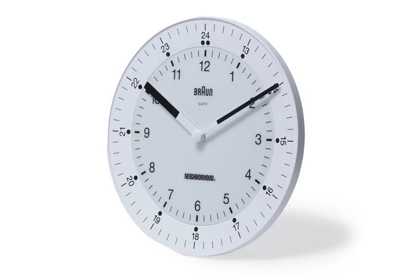 Braun x NEIGHBORHOOD Clocks Release Date Information | Hypebeast