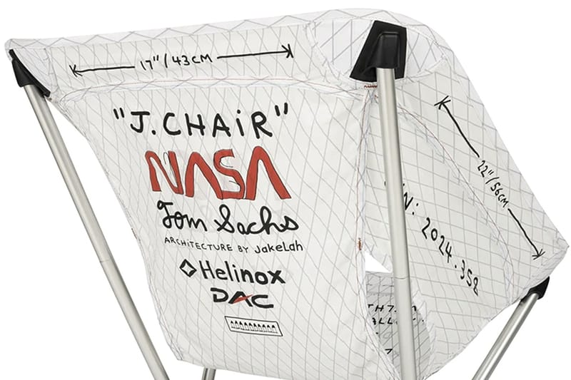 トム・サックスがヘリノックスとのコラボ Jチェアを発表
