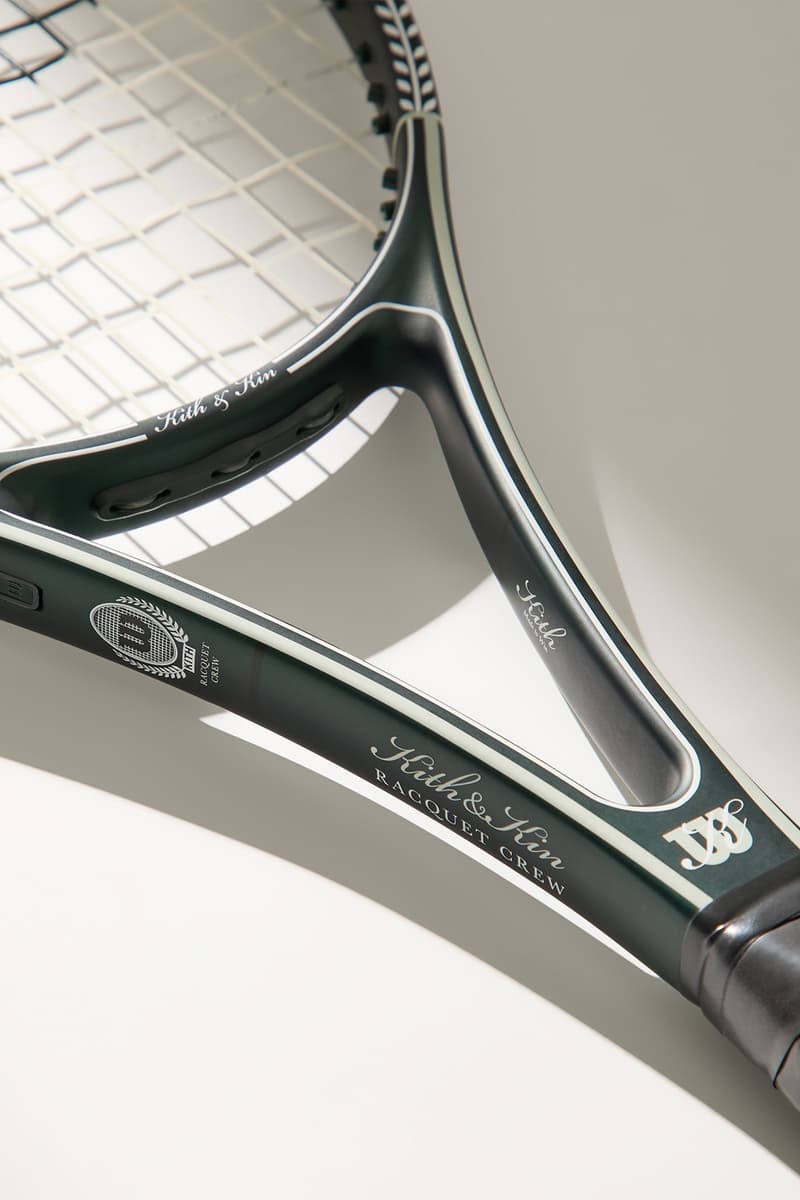 Kith Paddle Racket Kith Reunites x Wilson Elevated Tennis Capsule | Hypebeast