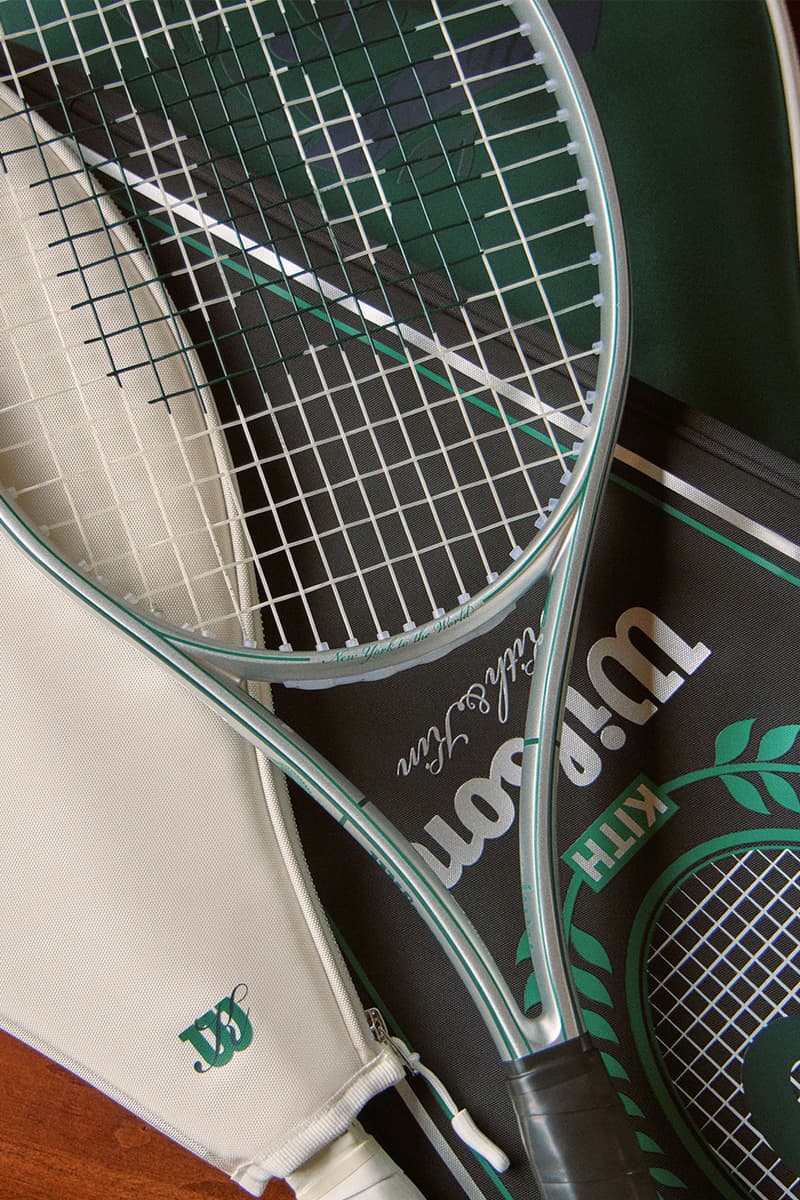 Kith Paddle Racket Kith Reunites x Wilson Elevated Tennis Capsule | Hypebeast