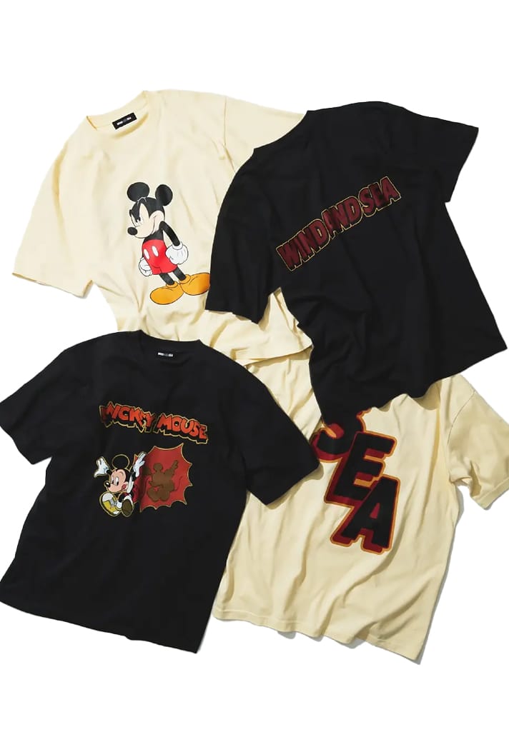 新品未使用 WIND AND SEA HANGING MICKEY TEE L