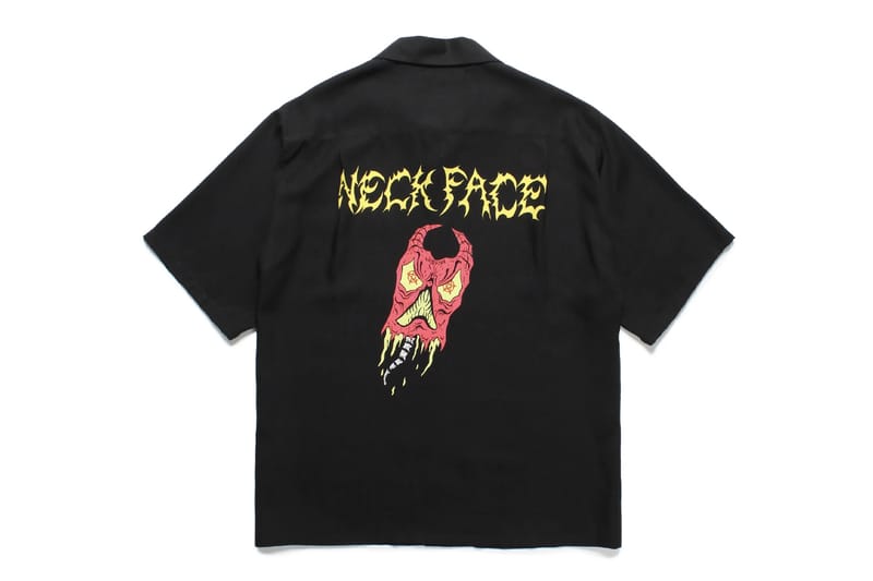WACKO MARIA + Neck Face Logo-Embroidered Printed Tシャツ NECK FACE x WACKO MARIA Collection Release Info | Hypebeast