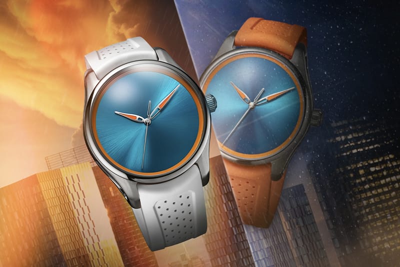 H. Moser & Cie. Pioneer Spiced Aqua Collection | Hypebeast