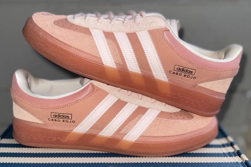 靴  bad bunny 26.5 Bad Bunny adidas Gazelle Indoor Cabo Rojo JS5052 Release | Hypebeast