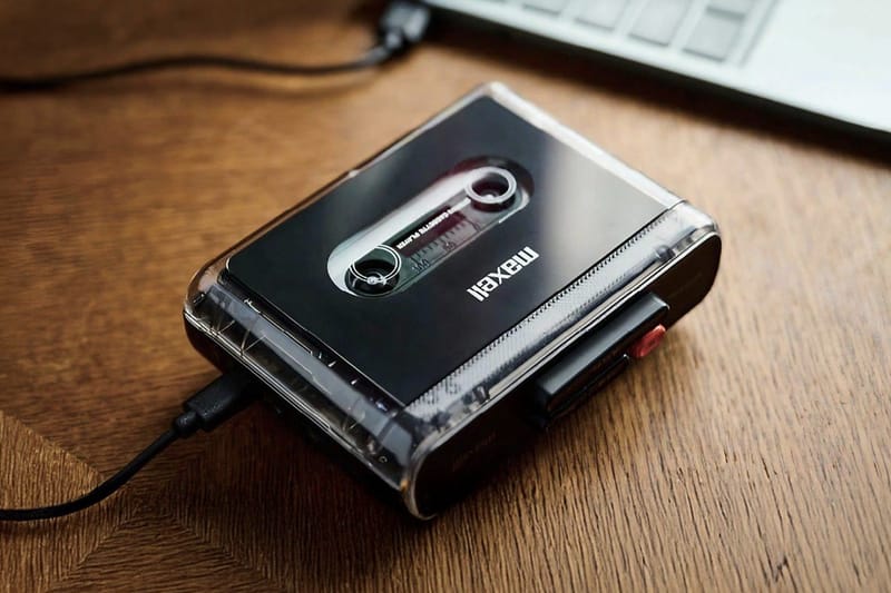 新品　maxell MXCP-P100 ブラック maxell MXCP-P100-BK Bluetooth Compatible Portable Cassette